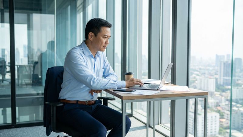 M&ocirc;i trường l&agrave;m việc lu&ocirc;n đ&ograve;i hỏi sự chỉn chu với những chiếc quần t&acirc;y c&ocirc;ng sở đứng form, co gi&atilde;n nhẹ