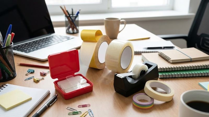 Băng keo tại Tiki đa dạng từ Washi Tape, băng keo điện, giấy, hai mặt, m&agrave;u đến trong suốt