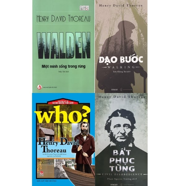 Các tác phẩm nổi bật của tác giả Henry David Thoreau