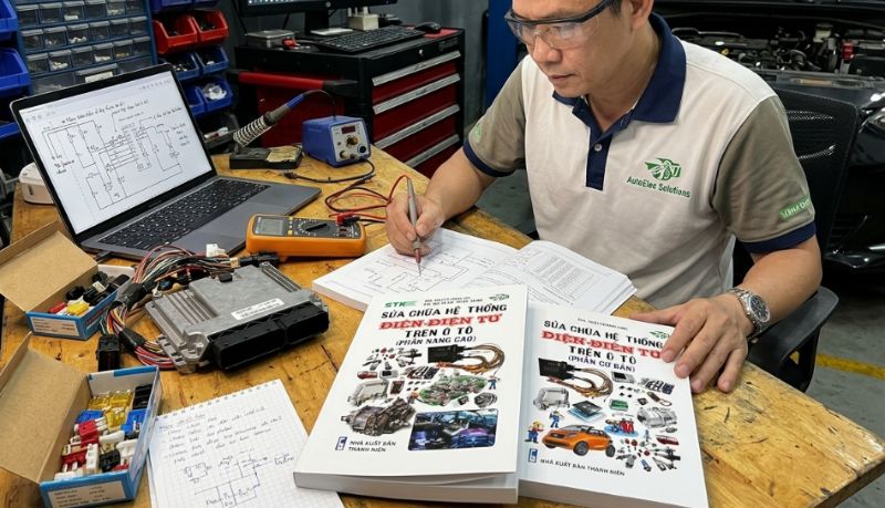 Kỹ thuật &ocirc; t&ocirc; - Xe m&aacute;y gi&uacute;p bạn nắm vững kiến thức chuy&ecirc;n m&ocirc;n trước khi thực h&agrave;nh, sửa chữa