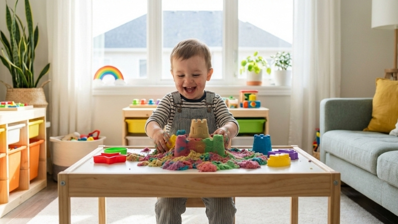 C&aacute;t nghệ thuật gi&uacute;p b&eacute; thỏa sức s&aacute;ng tạo v&agrave; ph&aacute;t triển vận động tinh ngay tại nh&agrave; m&agrave; kh&ocirc;ng lo lấm bẩn