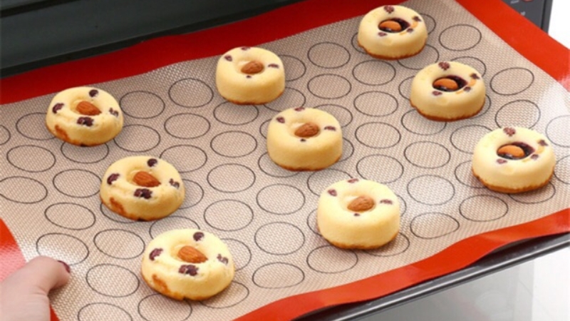 Thảm nướng bánh giúp chống dính hiệu quả khi nướng và chế biến thực phẩm