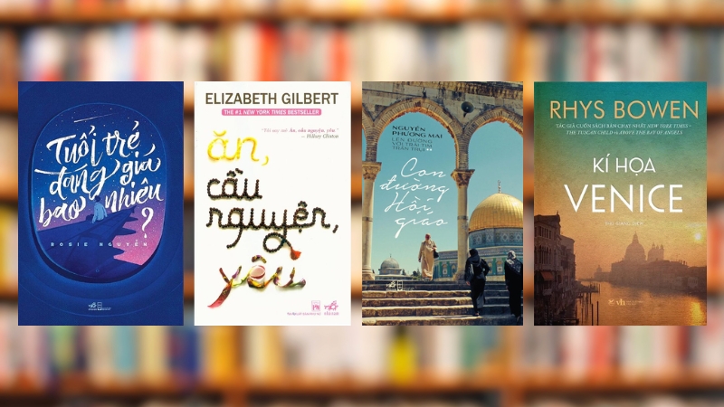 Sách du ký phù hợp cho người yêu khám phá và trải nghiệm.