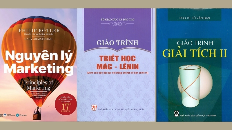 Những cuốn sách "gối đầu giường" được biên soạn bởi đội ngũ giảng viên đầu ngành