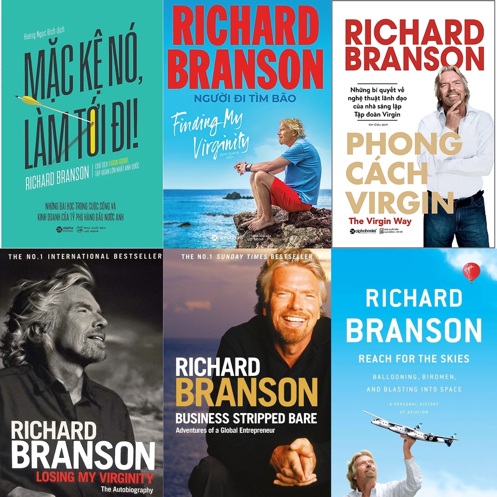 Tác phẩm của Richard Branson