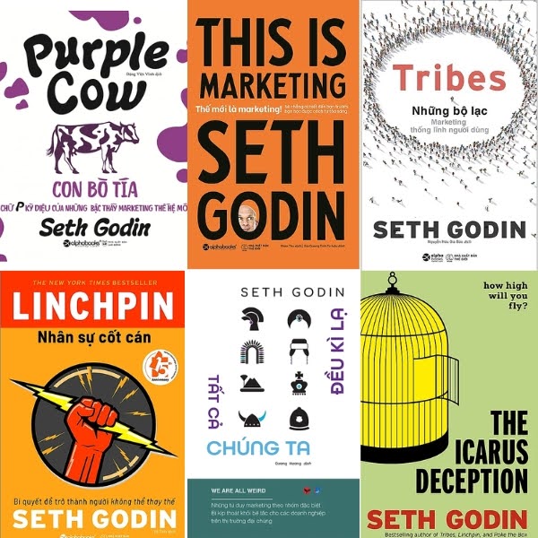 Các tác phẩm nổi bật của tác giả Seth Godin
