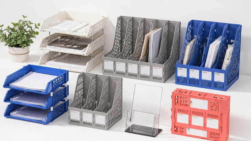 Tiki mang đến thế giới kệ nhựa đựng hồ sơ phong ph&uacute;