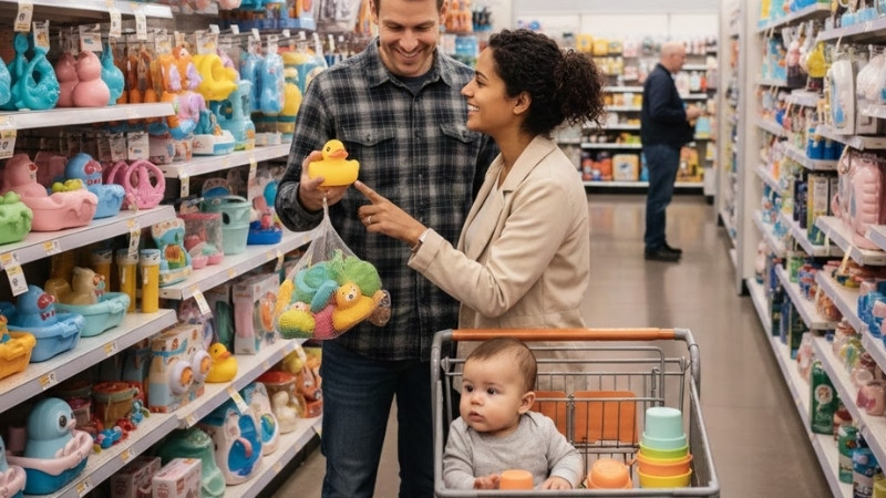 Chọn đồ chơi nhà tắm có nhựa sạch, bo tròn, thoát nước tốt, màu đẹp, nhiều tính năng