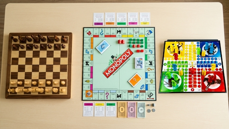 Từ cờ chiến thuật chuy&ecirc;n s&acirc;u đến board game giải tr&iacute; vui nhộn, Tiki đ&aacute;p ứng mọi nhu cầu của bạn