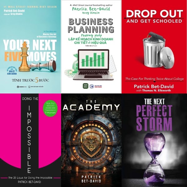 Các tác phẩm nổi bật của tác giả Patrick Bet-David