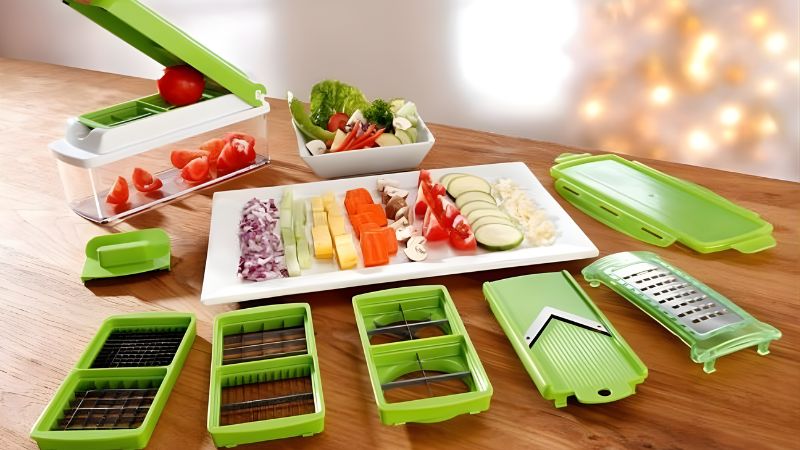 Dụng cụ cắt gọt sắc b&eacute;n an to&agrave;n gi&uacute;p chế biến nhanh v&agrave; tăng t&iacute;nh thẩm mỹ m&oacute;n ăn