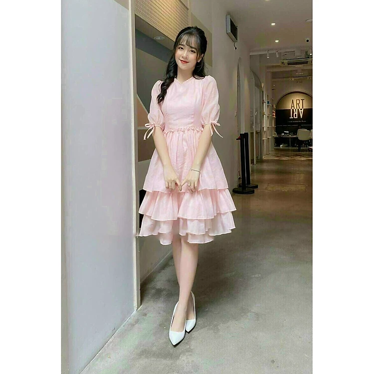 váy đầm dự tiệc cưới trẻ trung