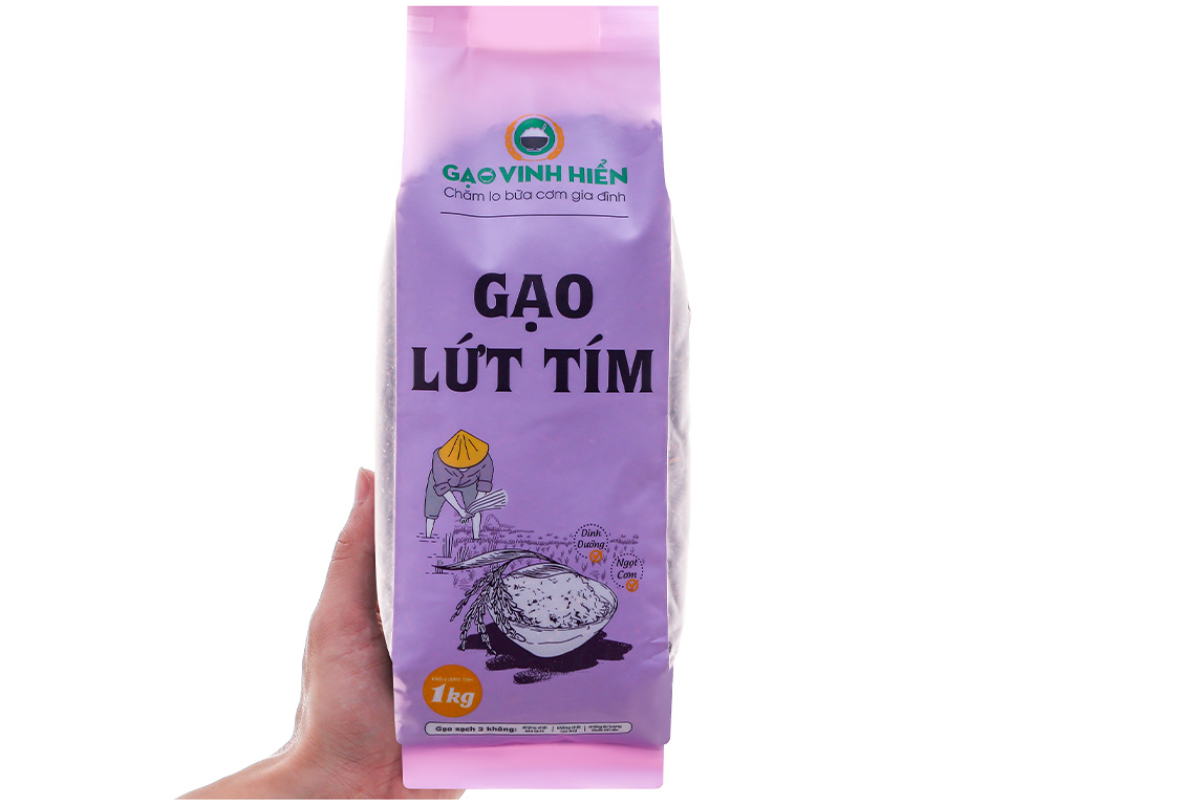 Gạo lứt tím Vinh Hiển