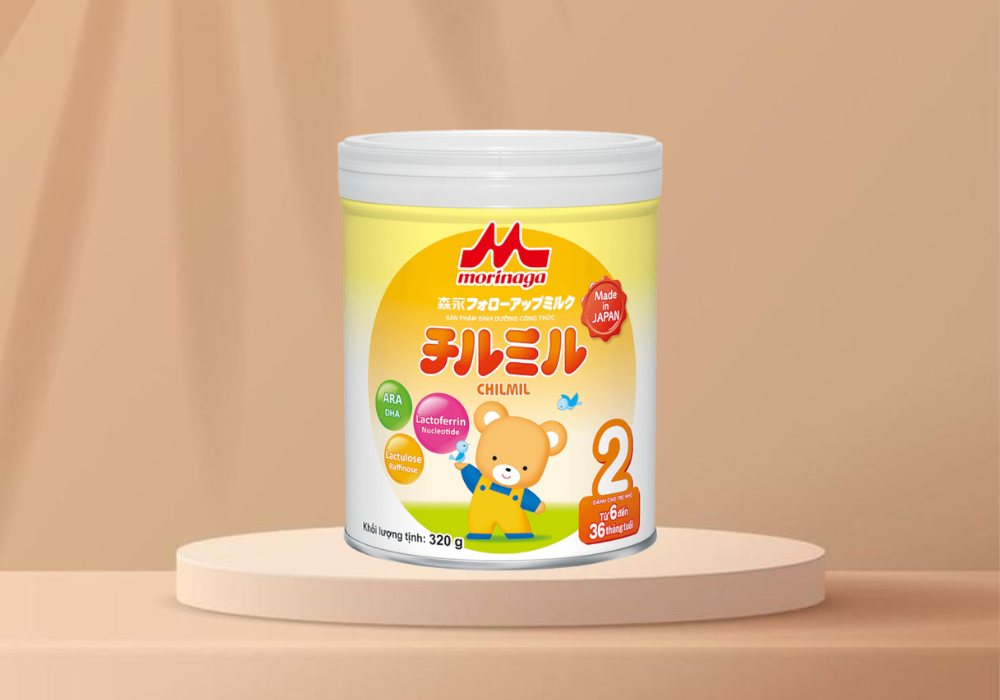 Sữa Morinaga số 2 bổ sung hàm lượng Lactoferrin cao, giúp tăng cường hệ miễn dịch tự nhiên của bé