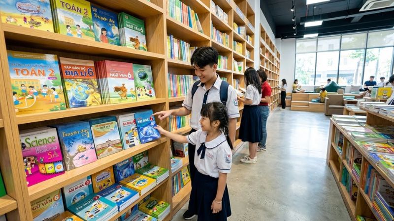 Tiki mang đến hệ thống s&aacute;ch tham khảo đa dạng theo từng cấp học v&agrave; nhu cầu