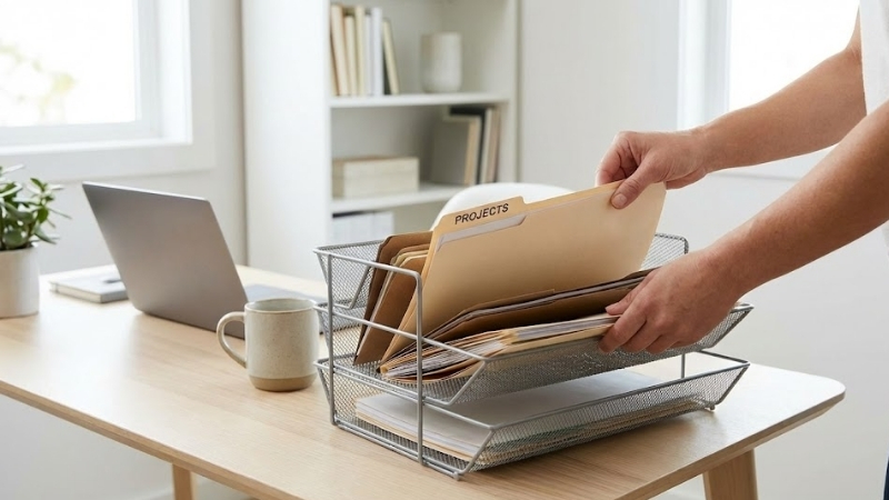 Lựa chọn đ&uacute;ng loại kệ gi&uacute;p ph&acirc;n loại v&agrave; quản l&yacute; giấy tờ hiệu quả hơn