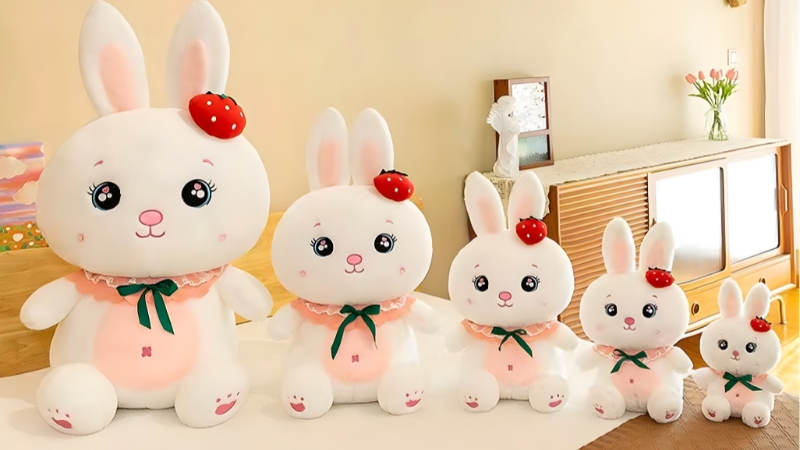 Thú bông cho bé, chất liệu êm ái và thân thiện với làn da