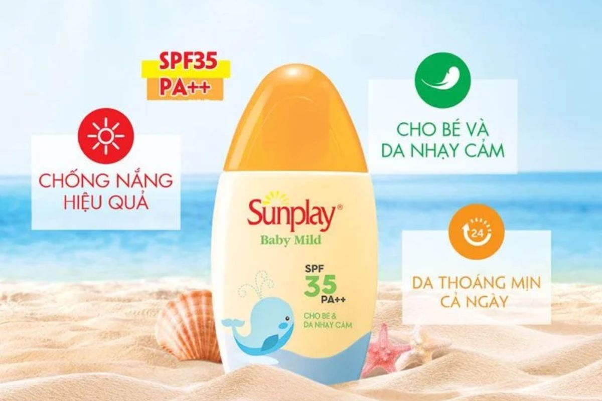 Kem chống nắng Sunplay Baby Mild