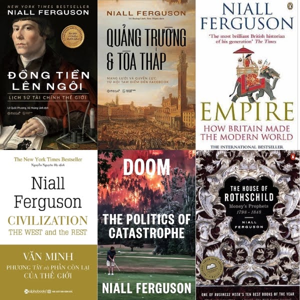C&aacute;c t&aacute;c phẩm nổi bật của t&aacute;c giả Niall Ferguson