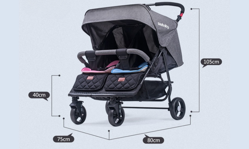 Xe đẩy đôi Seebaby T22 chất lượng tốt