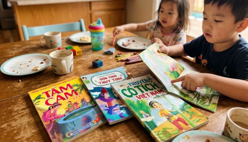 Truyện tranh gi&uacute;p b&eacute; tiếp cận b&agrave;i học đạo đức nhẹ nh&agrave;ng