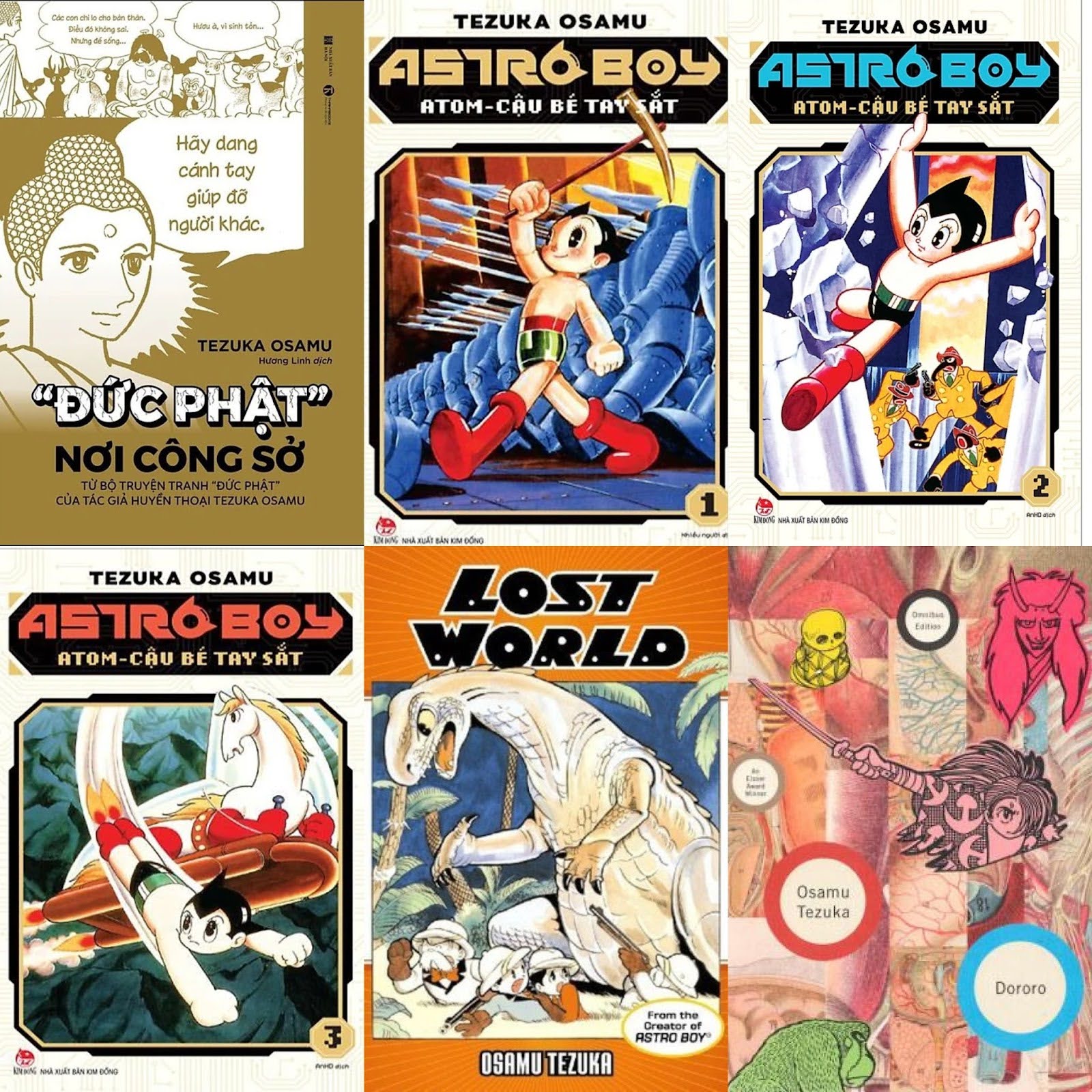 C&aacute;c t&aacute;c phẩm của Osamu Tezuka