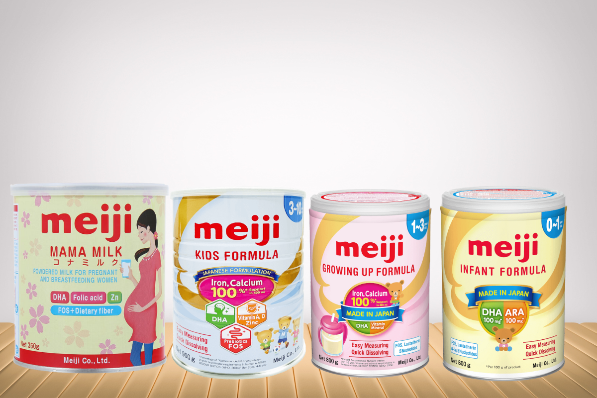 Thương hiệu sữa bột Meiji