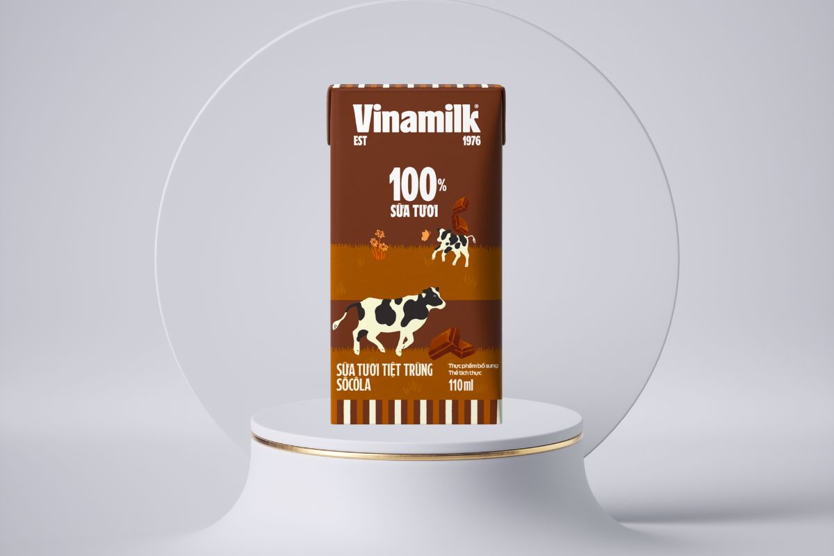Sữa tươi tiệt trùng Vinamilk vị socola
