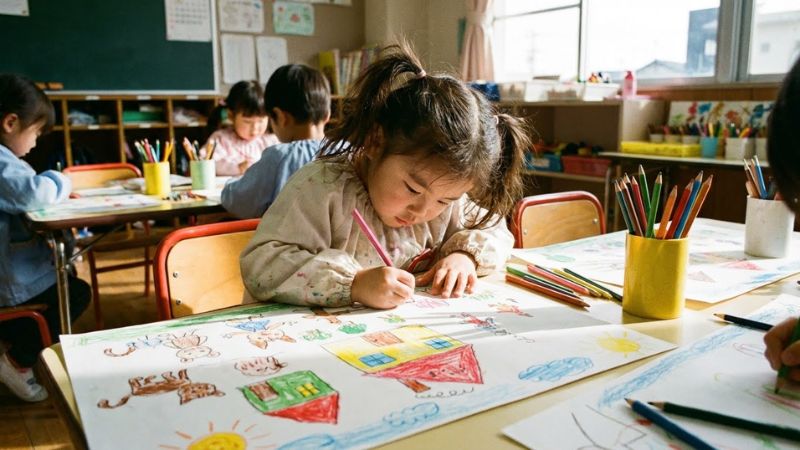 B&uacute;t ch&igrave; m&agrave;u gi&uacute;p b&eacute; thỏa sức s&aacute;ng tạo