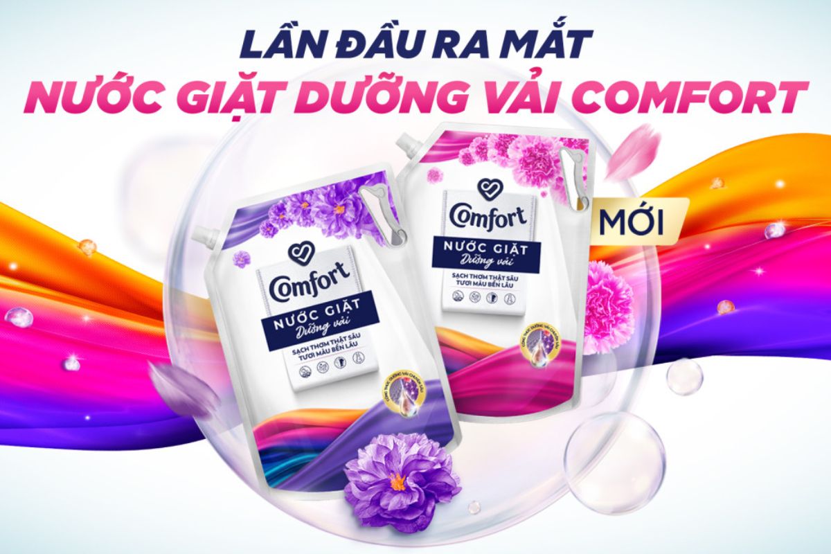 Giới thiệu về thương hiệu nước giặt Comfort