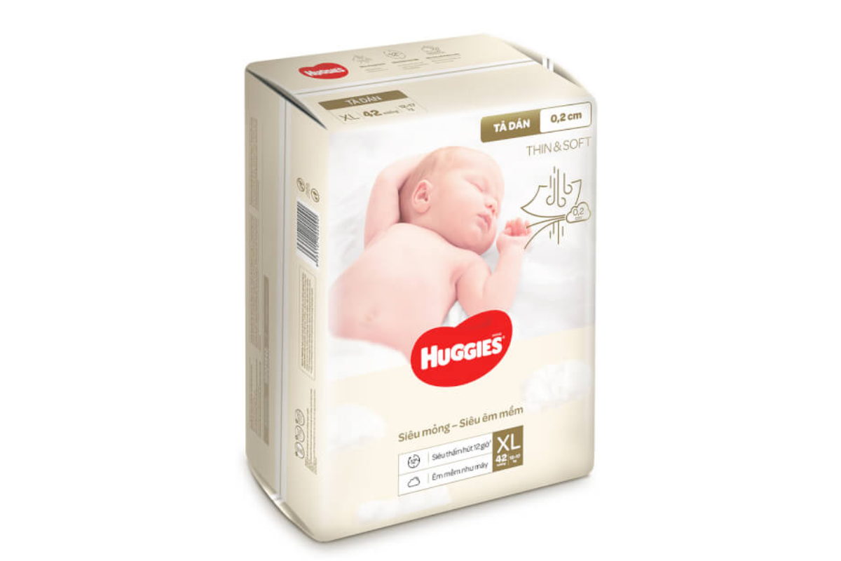 Tã dán Huggies Thin & Soft