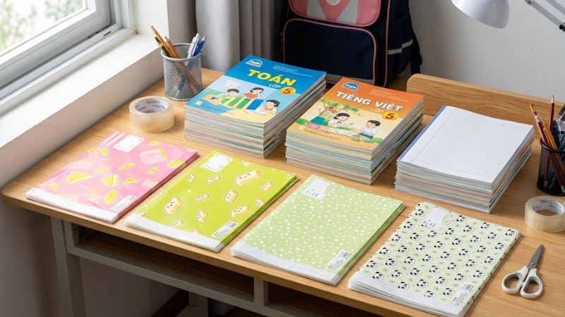 Bao tập - Bao s&aacute;ch gi&uacute;p s&aacute;ch vở bền đẹp