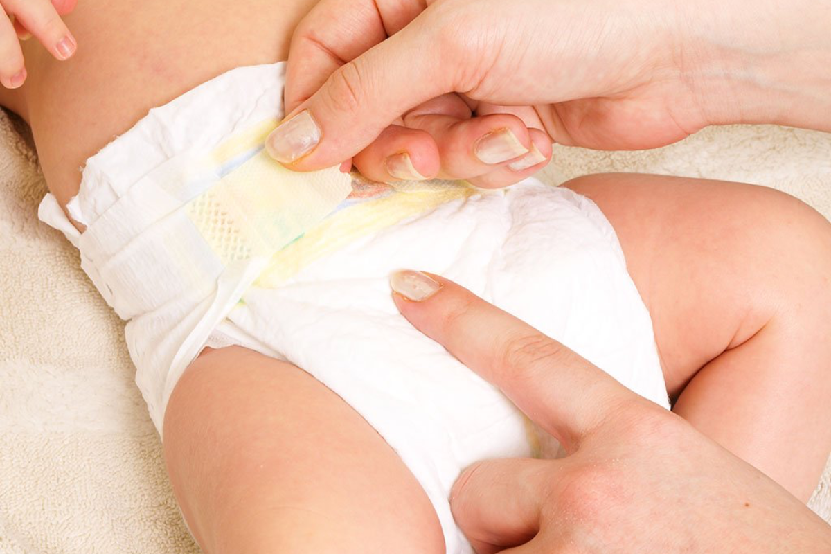 Cấu tạo của tã dán sơ sinh