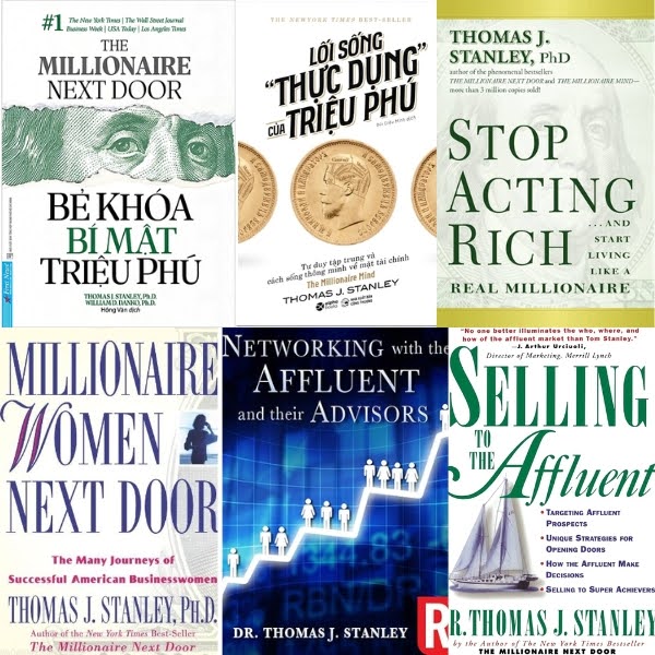 C&aacute;c t&aacute;c phẩm nổi bật của t&aacute;c giả Thomas J. Stanley