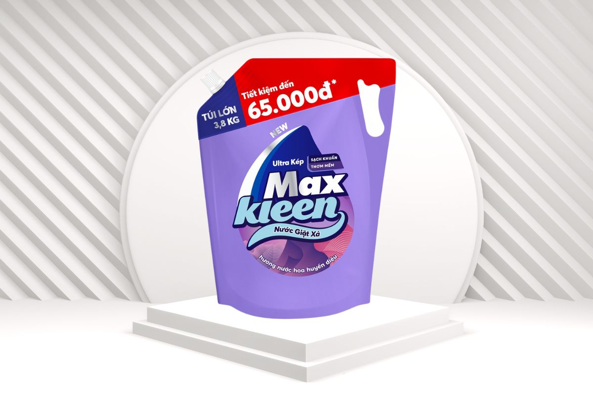 Nước giặt xả MaxKleen