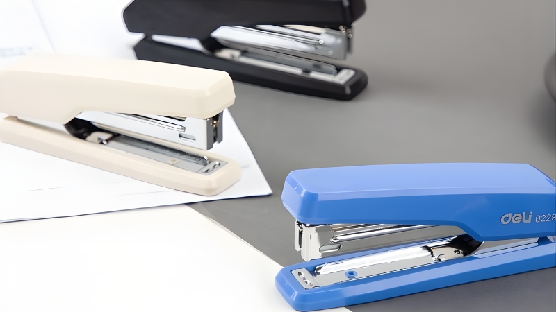 Đồ bấm giúp cố định giấy tờ nhanh chóng và gọn gàng.