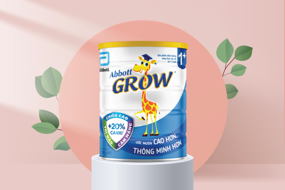 Abbott Grow 1+ cung cấp protein chất lượng cao