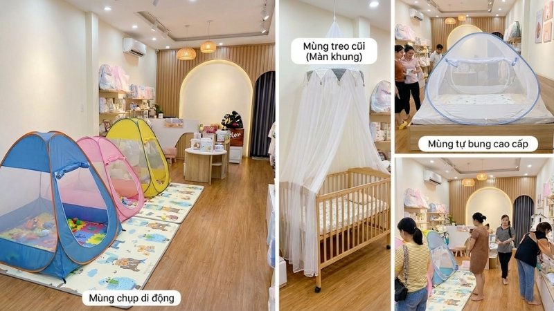 Gợi ý các loại mùng cho bé theo độ tuổi, không gian ngủ, tiện lợi, an toàn và dễ sử dụng