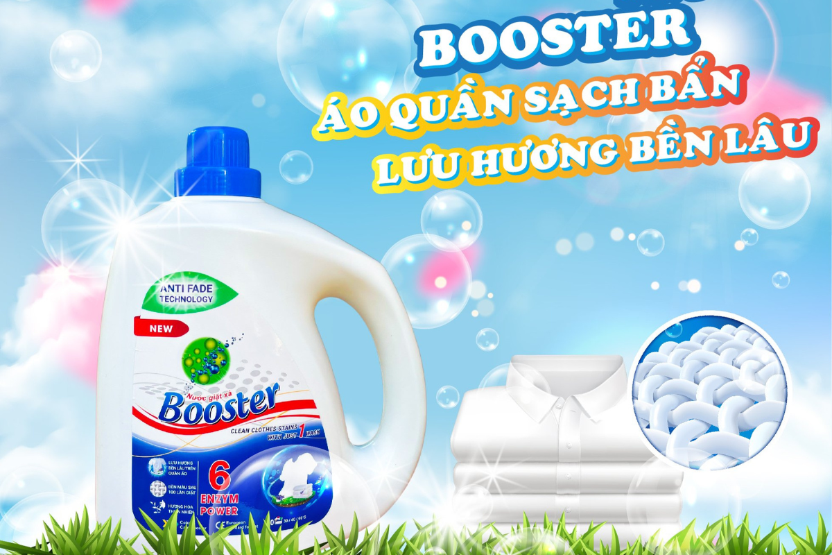 Những ưu điểm vượt trội của nước giặt Booster
