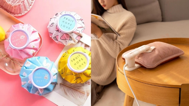 Túi chườm đa năng nóng/lạnh linh hoạt; túi chườm điện tiện lợi, giữ nhiệt lâu, an toàn