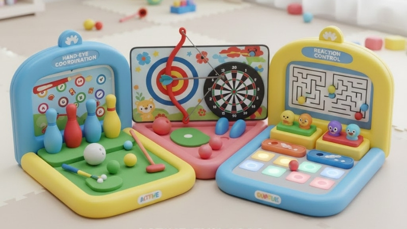 Đồ chơi vận động m&ocirc; phỏng tại Tiki đa dạng, gi&uacute;p b&eacute; r&egrave;n kỹ năng, phản xạ v&agrave; chơi an to&agrave;n