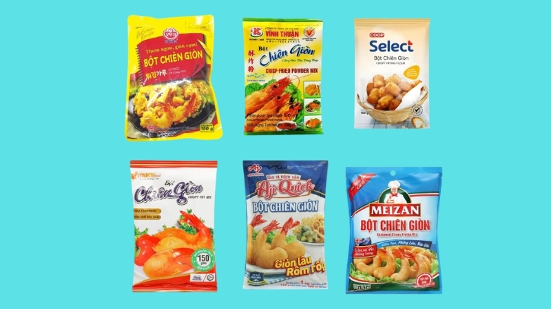 Tiki cung cấp thế giới bột chi&ecirc;n gi&ograve;n phong ph&uacute;