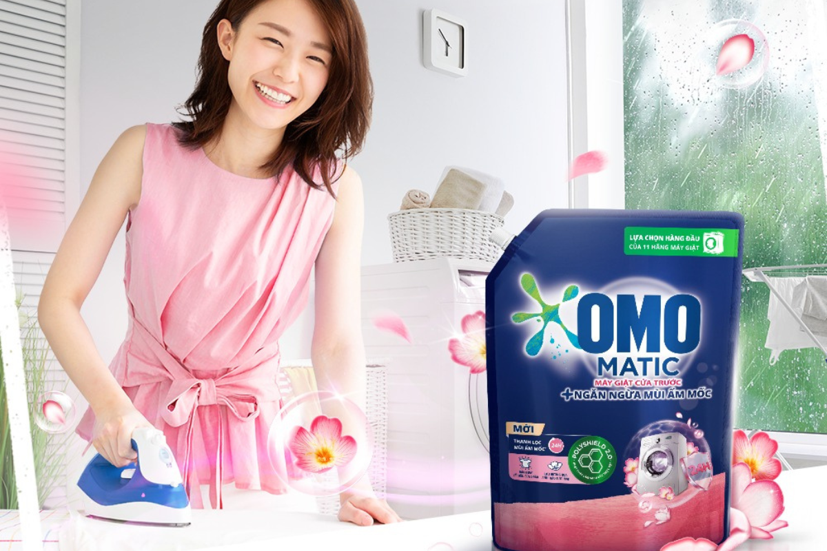 Nước giặt OMO Matic ngăn ngừa ẩm mốc