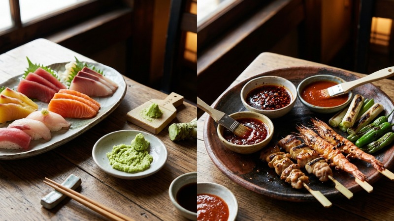 Wasabi cay xộc khử tanh hiệu quả, sốt cay nồng l&agrave;m b&ugrave;ng nổ hương vị m&oacute;n nướng