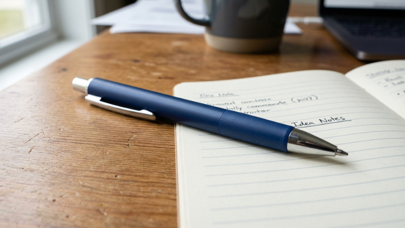 B&uacute;t bi bấm ch&iacute;nh h&atilde;ng gi&uacute;p viết &ecirc;m mượt, tiện lợi v&agrave; sẵn s&agrave;ng sử dụng mọi l&uacute;c