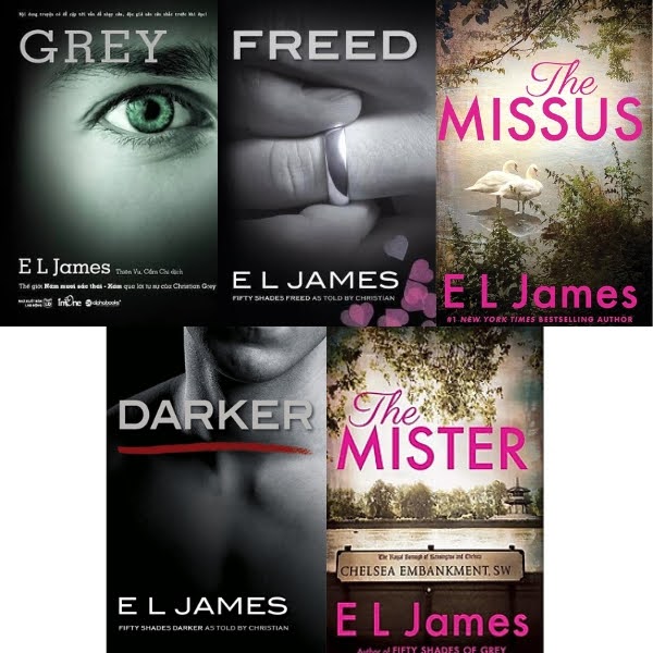 C&aacute;c t&aacute;c phẩm nổi bật của t&aacute;c giả E.L. James