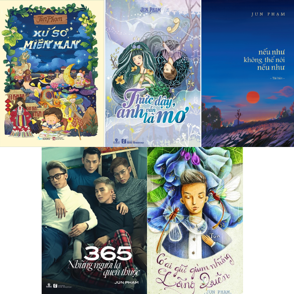 Các tác phẩm nổi bật của tác giả Jun Phạm