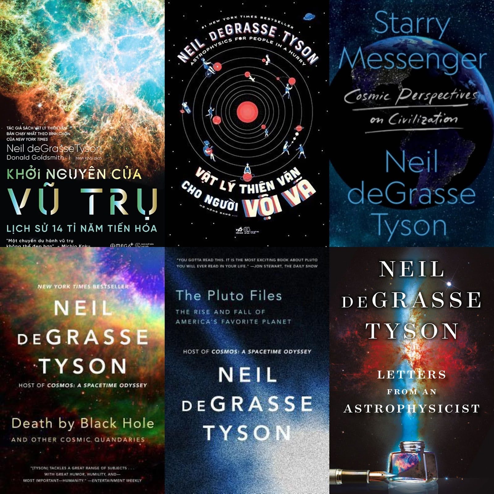 Các tác phẩm nổi bật của Neil deGrasse Tyson