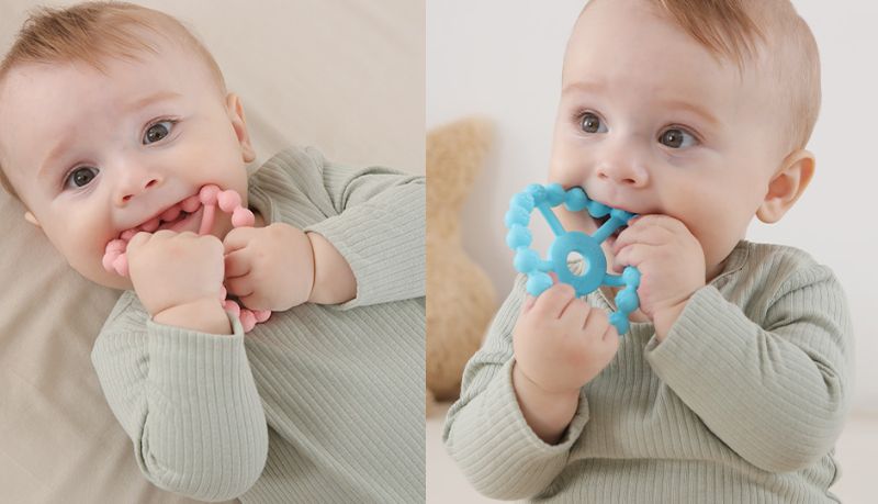 Gặm nướu đeo tay cho b&eacute;