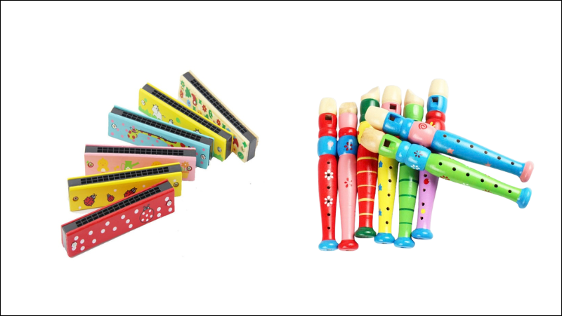 K&egrave;n gỗ v&agrave; s&aacute;o gỗ gi&uacute;p b&eacute; r&egrave;n luyện h&ocirc; hấp